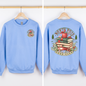 North Pole Book Club, Christmas, Santa, Booktok, Reading, Library, Front and Back Sweatshirt