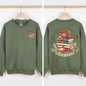 North Pole Book Club, Christmas, Santa, Booktok, Reading, Library, Front and Back Sweatshirt