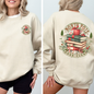 North Pole Book Club, Christmas, Santa, Booktok, Reading, Library, Front and Back Sweatshirt