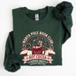 North Pole Book Club, Reading, Christmas, Santa, Reindeer, Winter, Xmas Sweatshirt