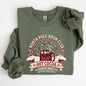 North Pole Book Club, Reading, Christmas, Santa, Reindeer, Winter, Xmas Sweatshirt