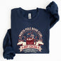 North Pole Book Club, Reading, Christmas, Santa, Reindeer, Winter, Xmas Sweatshirt