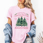 North Pole Christmas Tree Farm, Winter, Santa, Snow, Xmas Tshirt Comfort Colors T-Shirt