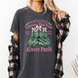 North Pole Christmas Tree Farm, Winter, Santa, Snow, Xmas Tshirt Comfort Colors T-Shirt