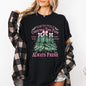 North Pole Christmas Tree Farm, Winter, Santa, Snow, Xmas Tshirt Comfort Colors T-Shirt