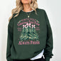 North Pole Christmas Tree Farm, Winter, Santa, Snow, Xmas Sweatshirt