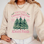 North Pole Christmas Tree Farm, Winter, Santa, Snow, Xmas Sweatshirt