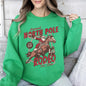 North Pole Rode, Santa, Christmas, Western, Cowboy, Yee Haw, Horse Sweatshirt