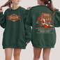 North Pole Saloon, Christmas Party, Santa, Funny, Front and Back Sweatshirt