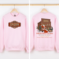 North Pole Saloon, Christmas Party, Santa, Funny, Front and Back Sweatshirt