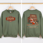 North Pole Saloon, Christmas Party, Santa, Funny, Front and Back Sweatshirt
