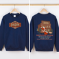 North Pole Saloon, Christmas Party, Santa, Funny, Front and Back Sweatshirt