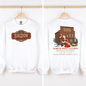 North Pole Saloon, Christmas Party, Santa, Funny, Front and Back Sweatshirt