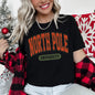 North Pole University, Collegiate Style, Retro, Christmas, Santa Super Soft Tees