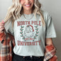 North Pole University, Santa, Retro, Classic, Comfort Colors Tshirt