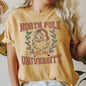 North Pole University, Santa, Retro, Classic, Comfort Colors Tshirt