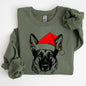 Norwegian Elkhound, Santa, Dog, Christmas, Dog Lover, Pet Sweatshirt