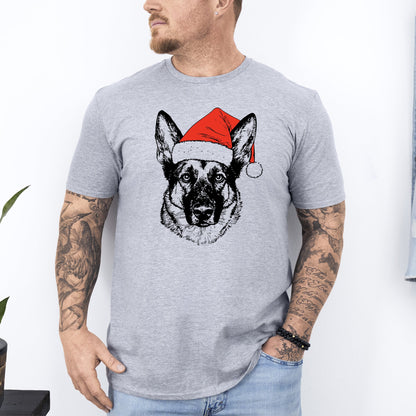 Norwegian Elkhound, Santa, Dog, Christmas, Dog Lover, Pet T-Shirt Comfort Colors T-Shirt