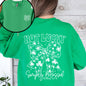 Not Lucky, Simply Blessed, Christian, Faith, St Patrick's Day, Shamrock, Clover, Lucky, Leprechaun Sweatshirt