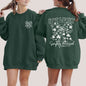 Not Lucky, Simply Blessed, Christian, Faith, St Patrick's Day, Shamrock, Clover, Lucky, Leprechaun Sweatshirt