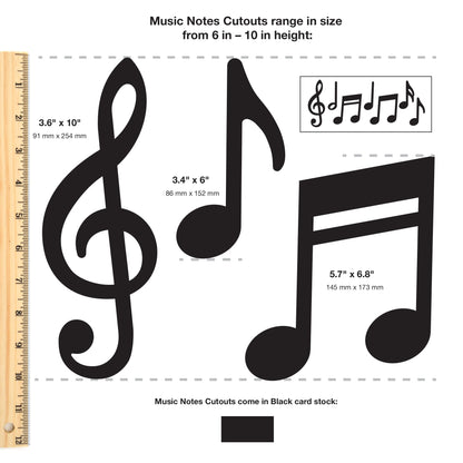 Music Notes Cutouts