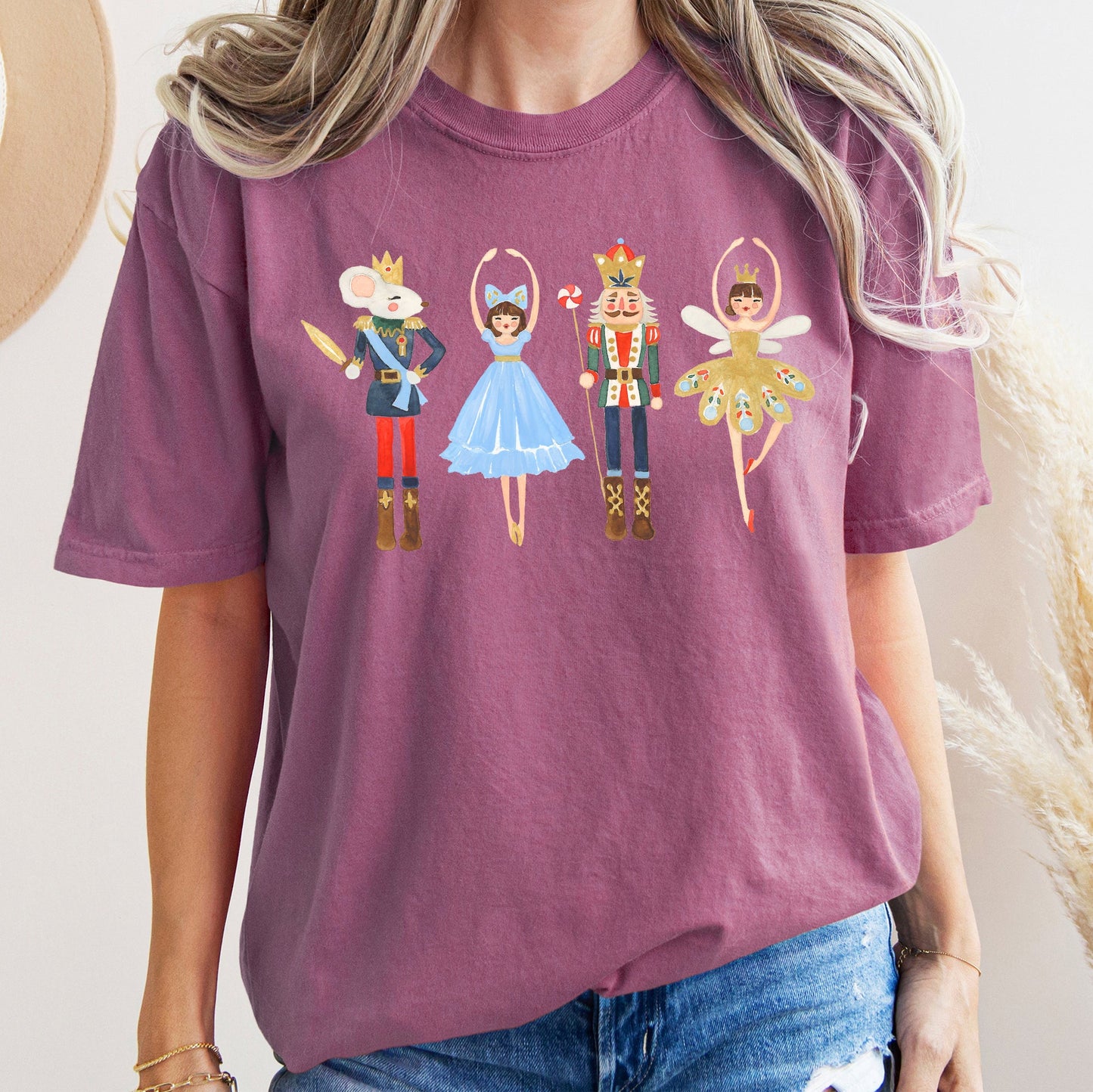Nutcracker Ballet Christmas, Beautiful, Dance, Ballerina, Comfort Colors Tshirt
