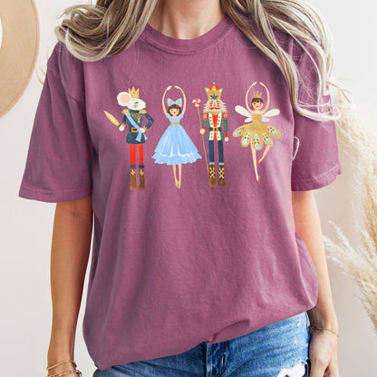 Nutcracker Ballet Christmas, Beautiful, Dance, Ballerina, Comfort Colors Tshirt