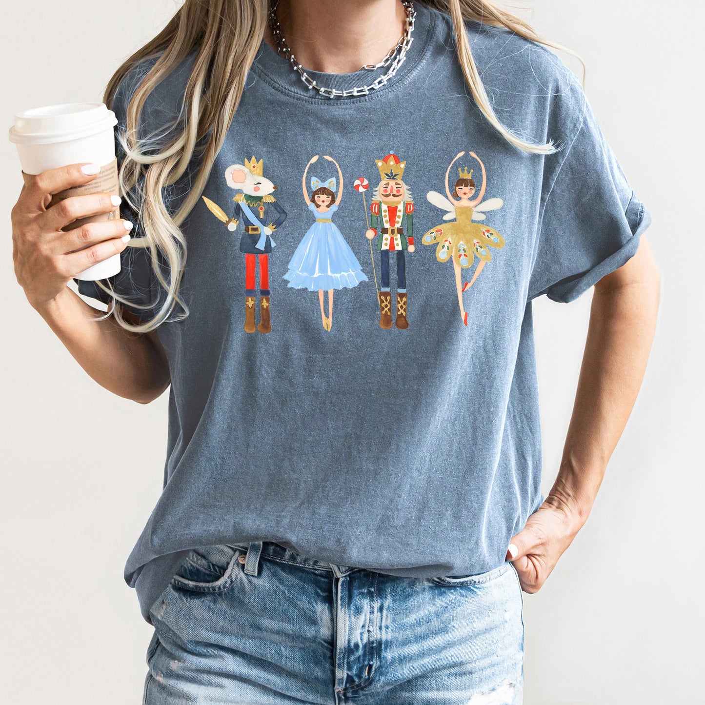 Nutcracker Ballet Christmas, Beautiful, Dance, Ballerina, Comfort Colors Tshirt