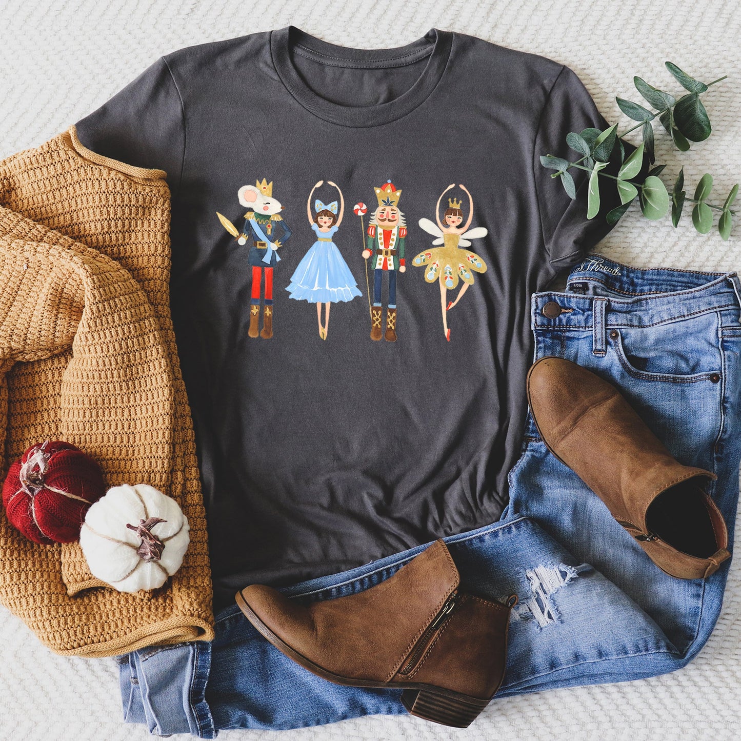 Nutcracker Ballet Christmas, Beautiful, Dance, Ballerina Super Soft Tshirt