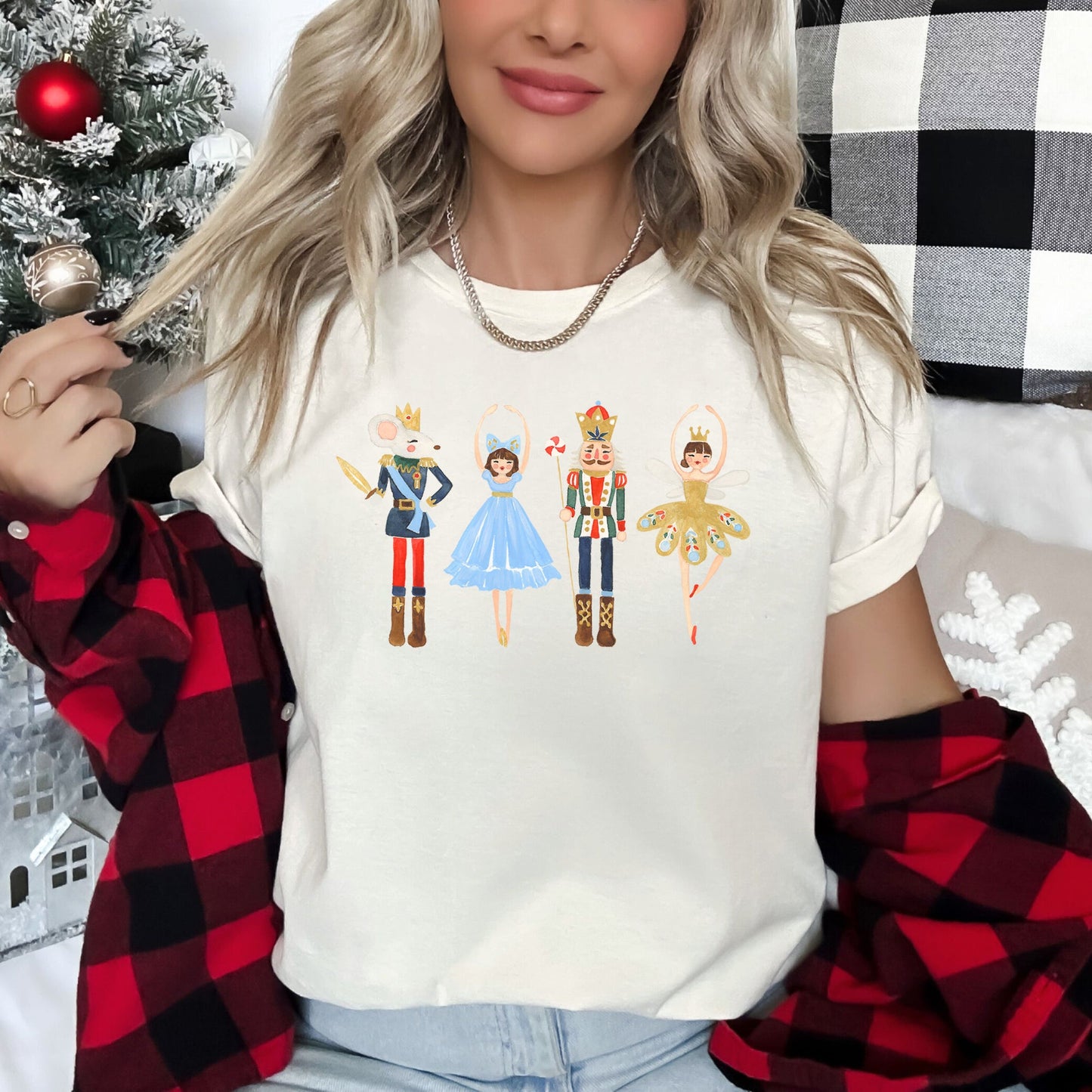 Nutcracker Ballet Christmas, Beautiful, Dance, Ballerina Super Soft Tshirt