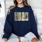 Nutcracker Ballet, Santa, Christmas, Retro Sweatshirt