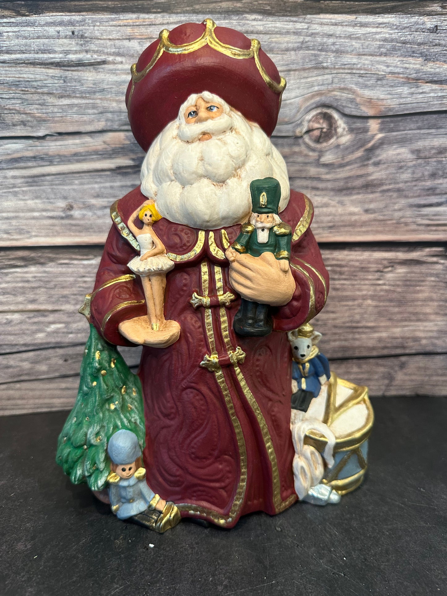 Ceramic Santa Nutcracker Themed
