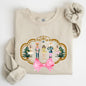 Nutcracker, Christmas, Bow, Sugar Plum Fairy, Noel, Santa, Winter, Ballerina, Xmas, Ballet Sweatshirt
