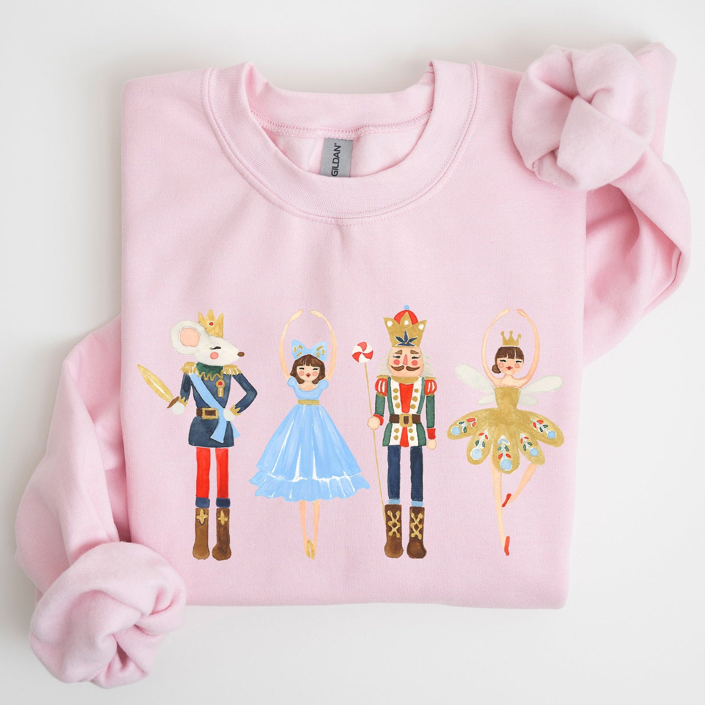 Nutcracker, Christmas, Sugar Plum Fairy, Noel, Santa, Winter, Ballerina, Xmas, Ballet Sweatshirt
