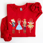 Nutcracker, Christmas, Sugar Plum Fairy, Noel, Santa, Winter, Ballerina, Xmas, Ballet Sweatshirt