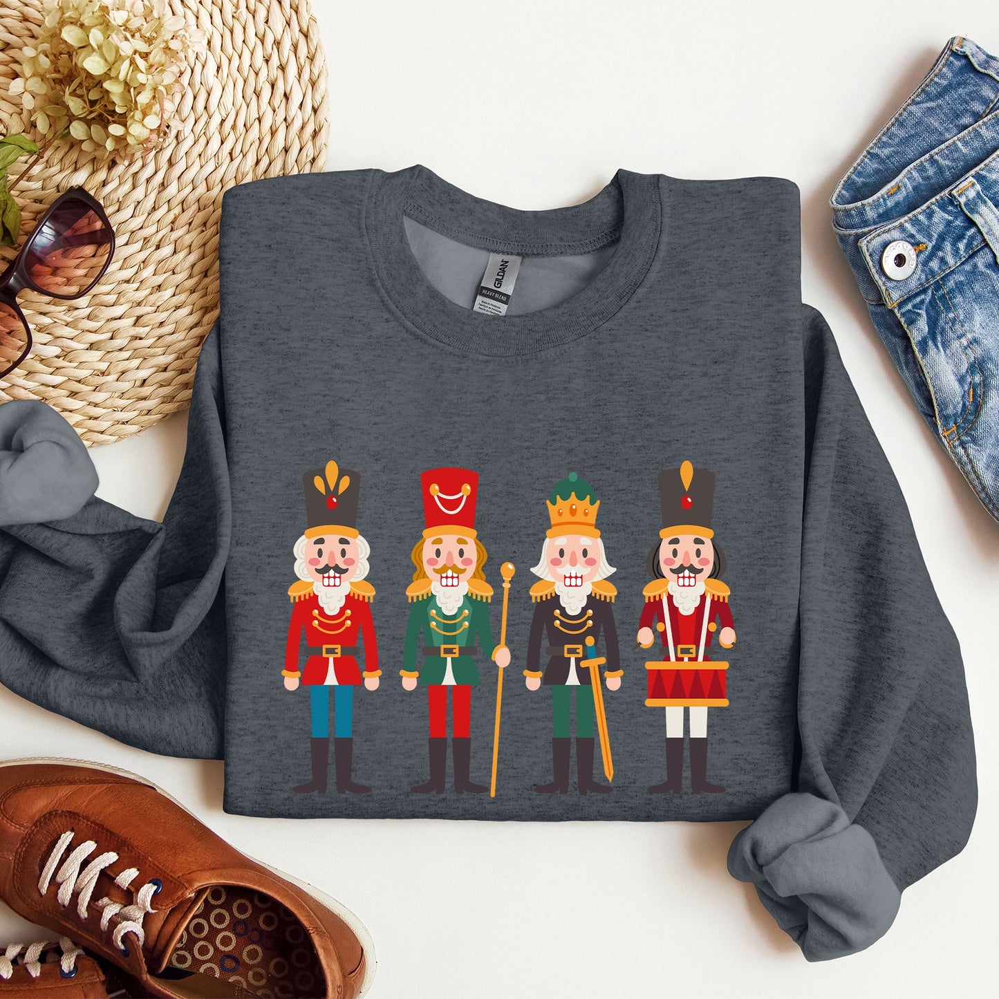 Nutcrackers, Christmas, Classic, Winter, Decorations Sweatshirt