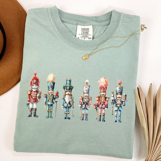 Nutcrackers, Christmas, Santa, Winter, Xmas, Snow, Winter, Ballet Tshirt Comfort Colors T-Shirt