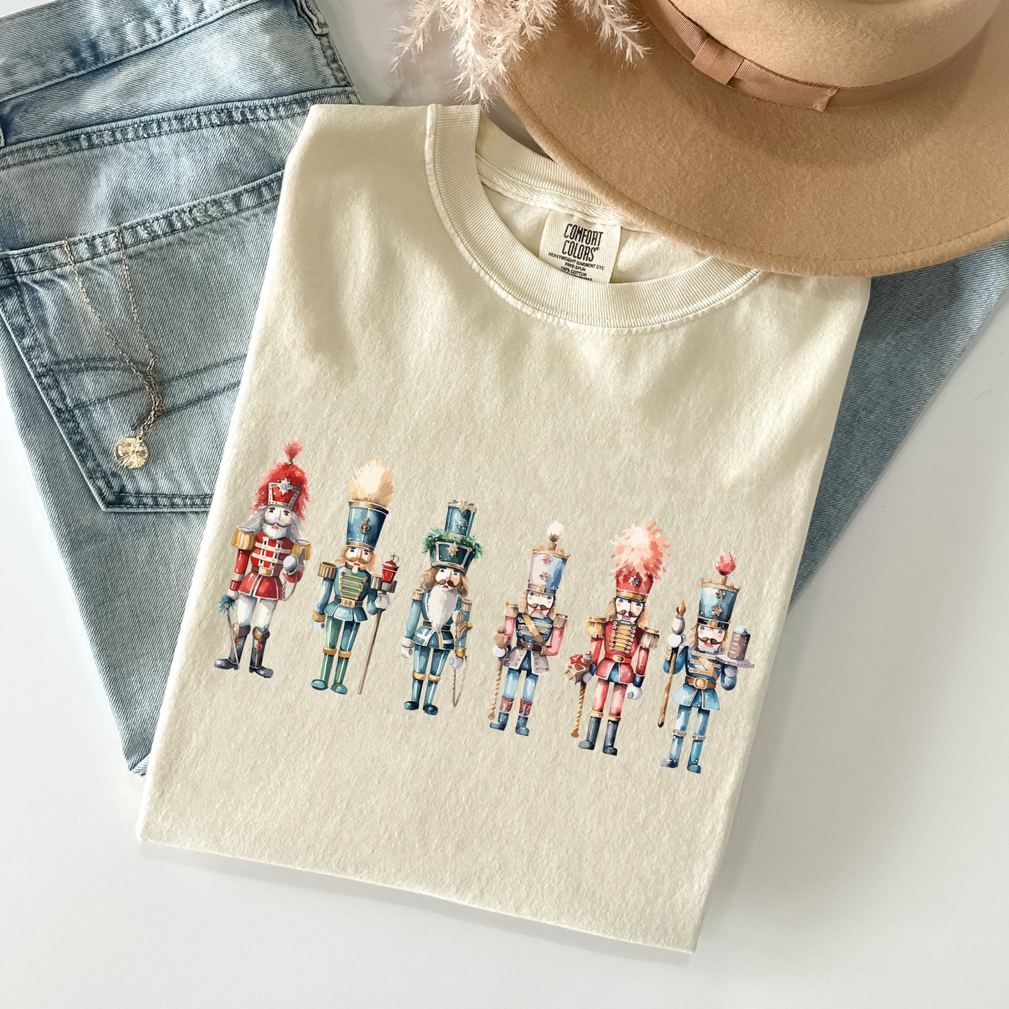 Nutcrackers, Christmas, Santa, Winter, Xmas, Snow, Winter, Ballet Tshirt Comfort Colors T-Shirt