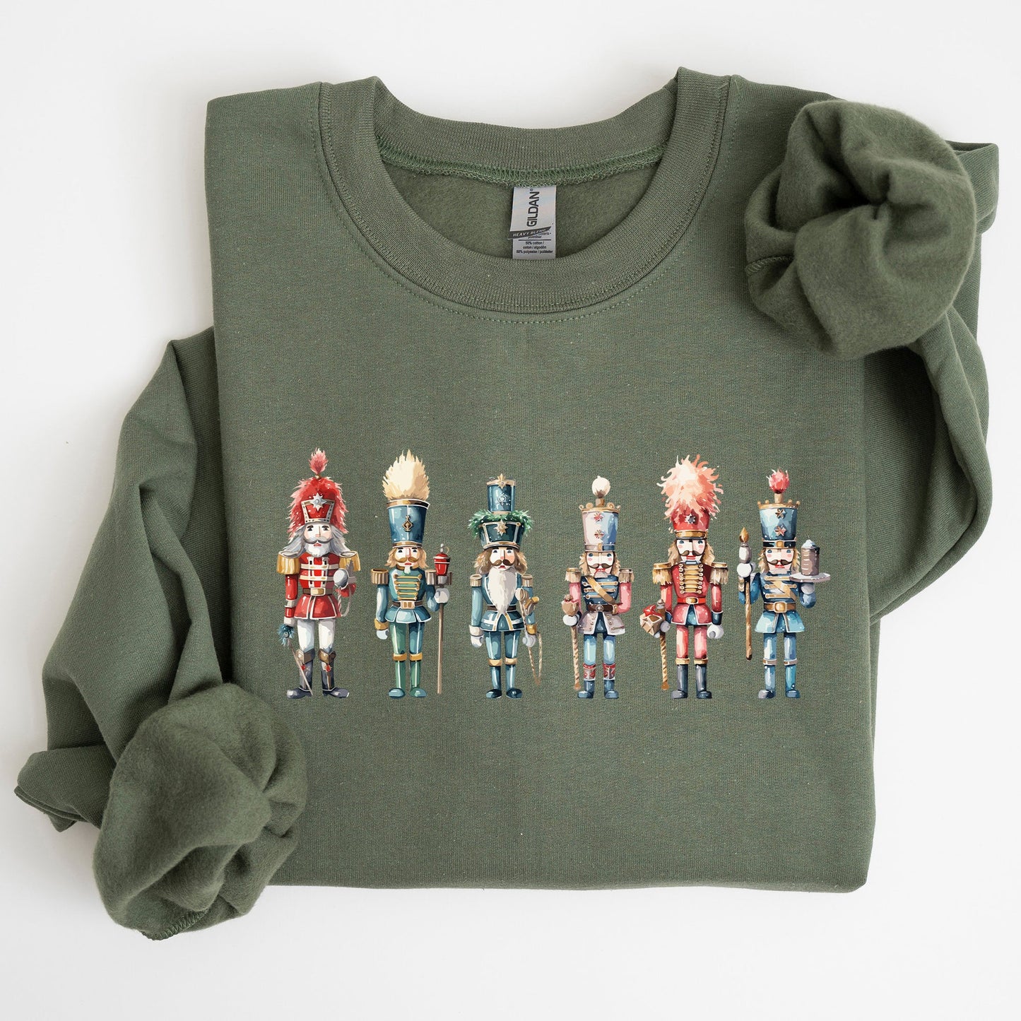 Nutcrackers, Christmas, Santa, Winter, Xmas, Snow, Winter, Ballet Sweatshirt