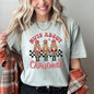 Nuts About Christmas, Nutcrackers, Retro, Checkered, Comfort Colors Tshirt