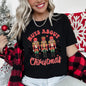 Nuts About Christmas, Nutcrackers, Retro, Checkered Super Soft Tees