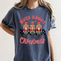 Nuts About Christmas, Nutcrackers, Retro, Checkered, Comfort Colors Tshirt