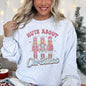 Nuts About Christmas, Pink Nutcrackers Sweatshirt