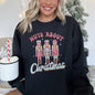 Nuts About Christmas, Pink Nutcrackers Sweatshirt