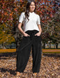 Autumn Winter Corduroy Casual Slimming Harem Pants Wide Leg Pants Women Clothing