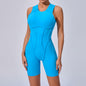 Three Dimensional Patchwork Tight One Piece Sports Workout Beauty Back Outer Wear One Piece Yoga Jumpsuit