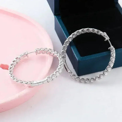Personalized Big Diameter Earrings – Luxury Statement Jewelry