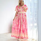 Stand Collar Ruffle Top High Waist Three Dimensional Mid Length Women