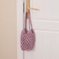 Hollow Out Cutout Cotton Thread Woven Bag Shoulder Handmade Straw Bag Fishing Net Bag Seaside Vacation Beach Bag Women Bag