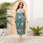 Plus Size Sling Dress Women Satin Loose Nightdress Girls Wearable
